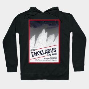 Enceladus Space Poster Hoodie